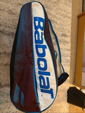 Babolat Men's Tennis Racket Bag in Blue and Black